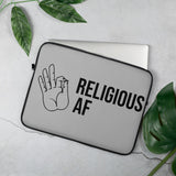 Religious AF Laptop Sleeve