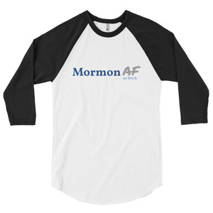 Men's Mormon AF "Fetch" 3/4 sleeve raglan shirt