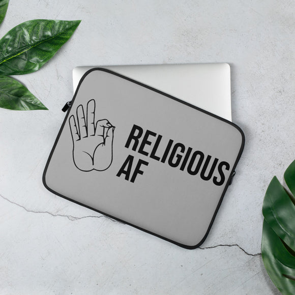 Religious AF Laptop Sleeve