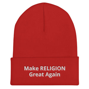 Make RELIGION Great Again Cuffed Beanie